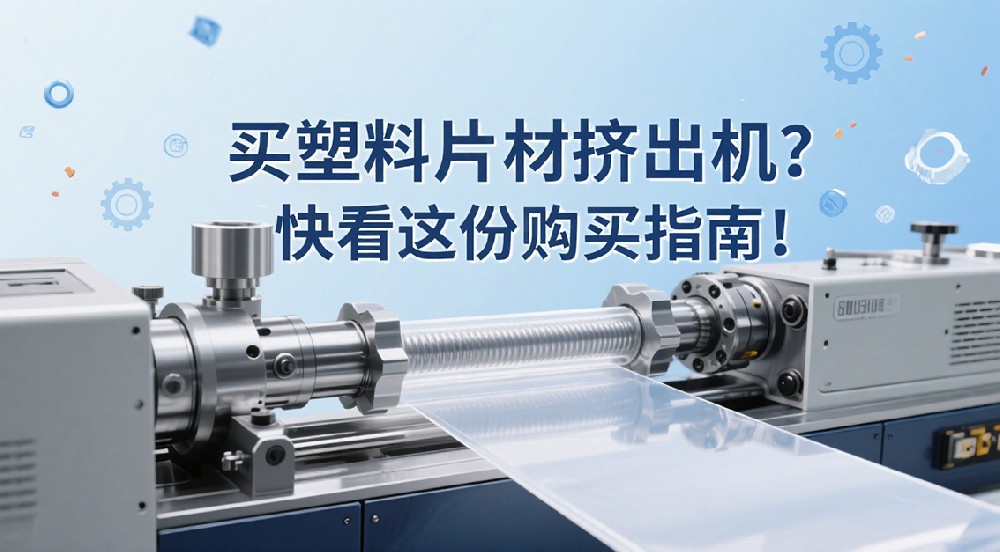 買塑料片材擠出機(jī)？快看這份購(gòu)買指南！