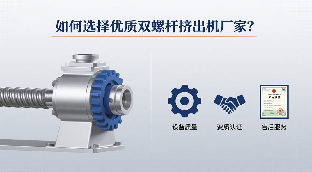 如何選擇優(yōu)質(zhì)雙螺桿擠出機(jī)廠家？