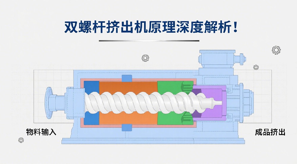 雙螺桿擠出機(jī)原理深度解析！