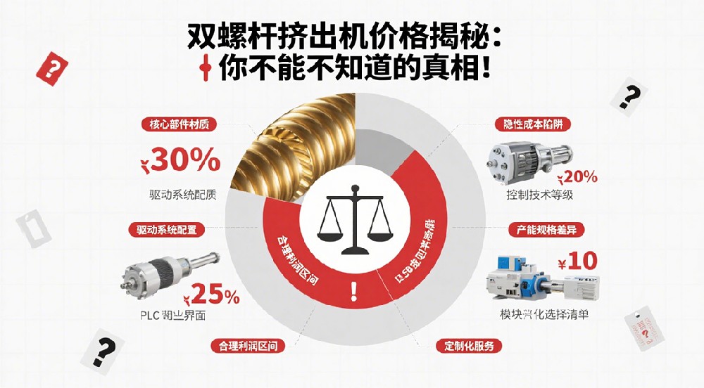 雙螺桿擠出機(jī)價格揭秘：你不能不知道的真相！