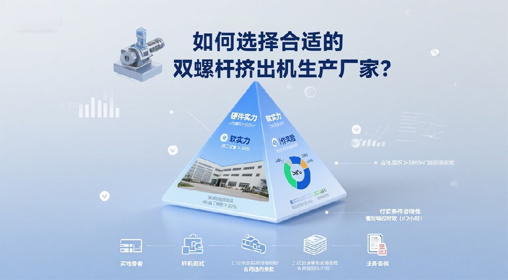 如何選擇合適的雙螺桿擠出機(jī)生產(chǎn)廠家？