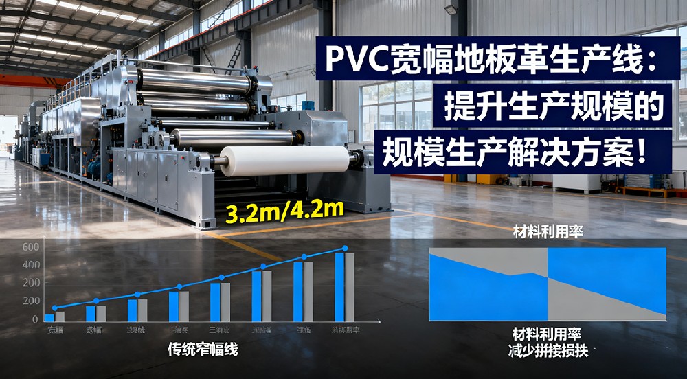 PVC寬幅地板革生產(chǎn)線：提升生產(chǎn)規(guī)模的理想選擇！